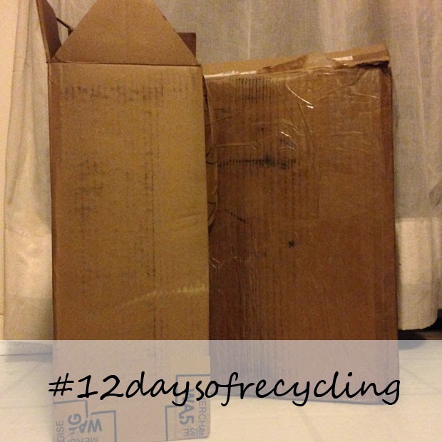 Talkin' Trash Recycle cardboard boxes 12daysofrecycling