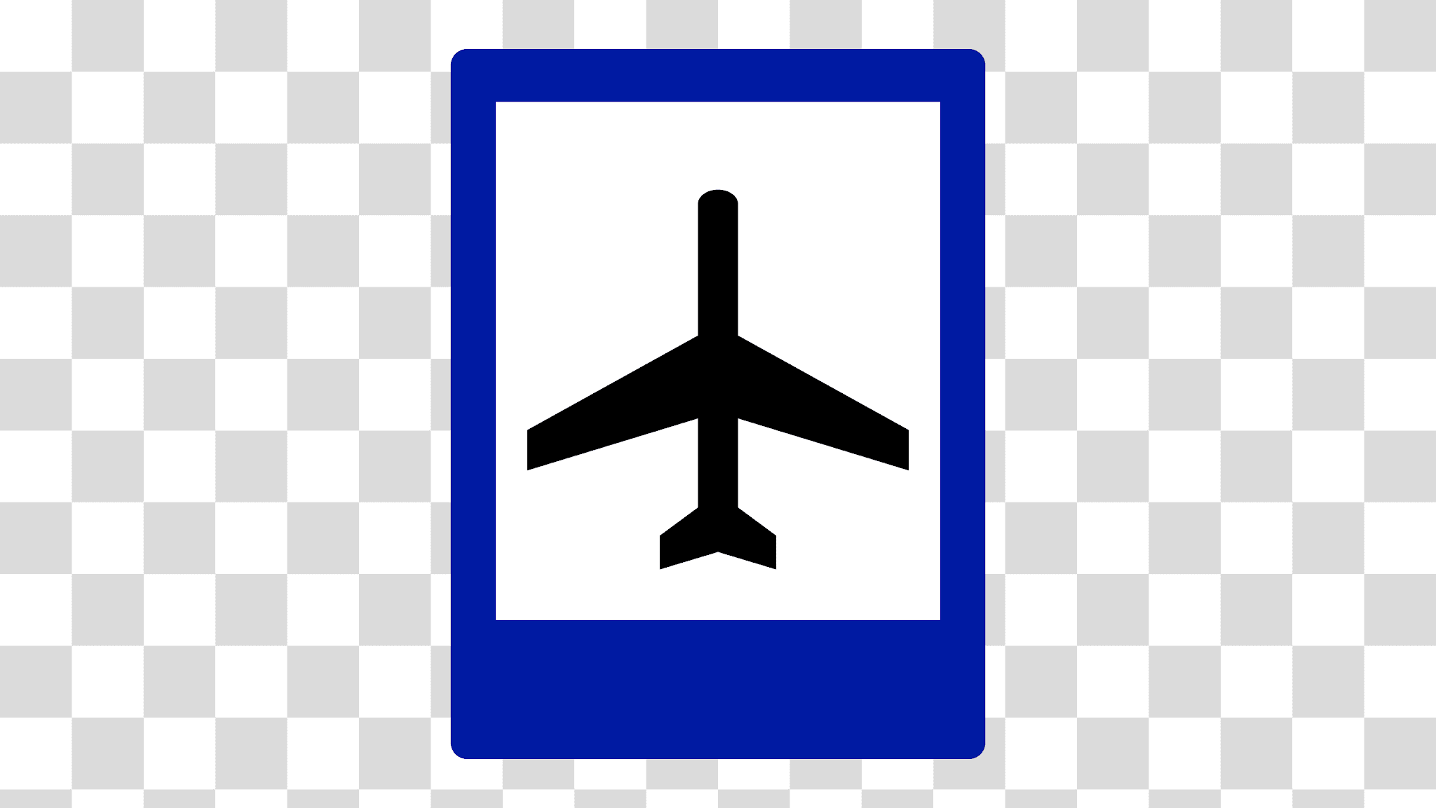 Indonesian Airport Sign PNG Transparent Image