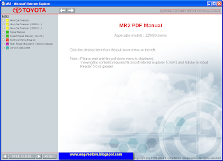 Toyota MR2 service manual