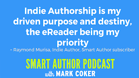 image reads:  "Indie authorship is my driven purpose and destiny, the eReader being my priority"