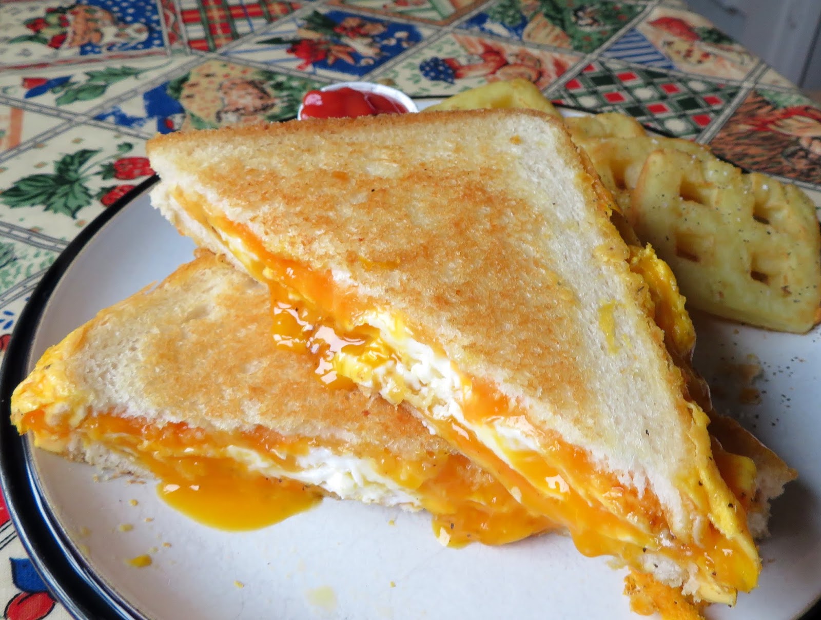 Fried Egg & Cheese Toasties The English Kitchen