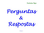 Perguntas & Respostas, Volume 1