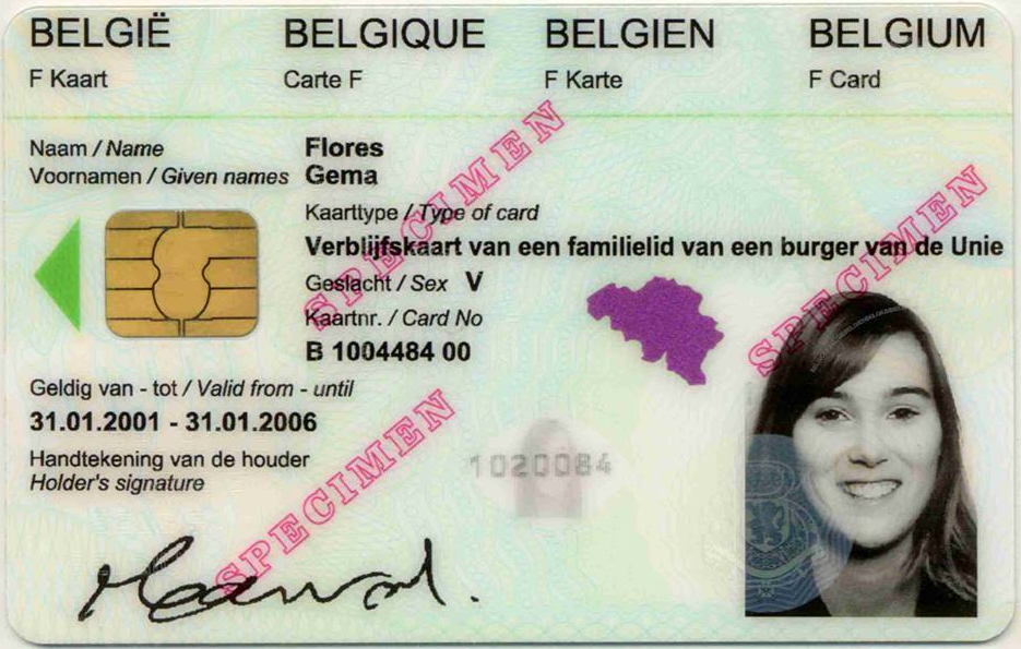F card. ВНЖ Бельгии. Карта а ВНЖ Бельгия. Вид на жительство в Бельгии карта f. Вид нажительства Бельгий.