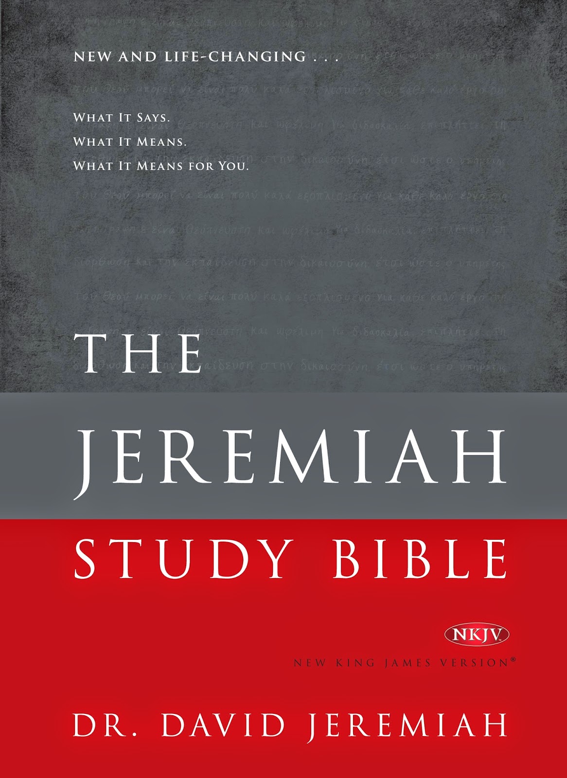 The Jeremiah Study Bible On The Gospel