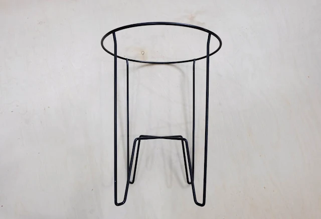 ikea metal leg hairpin plant stand