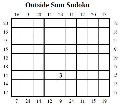 Frame Sudoku (Guest Authors Sudoku #2)