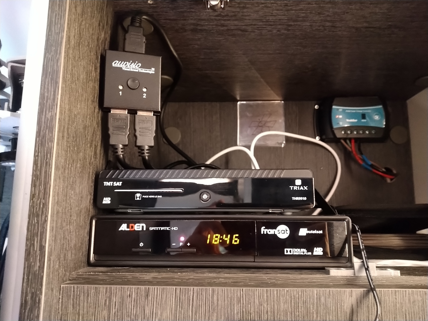 La Perle en campingcar Capter le satellite ASTRA (TNTSAT) avec un système initial sous