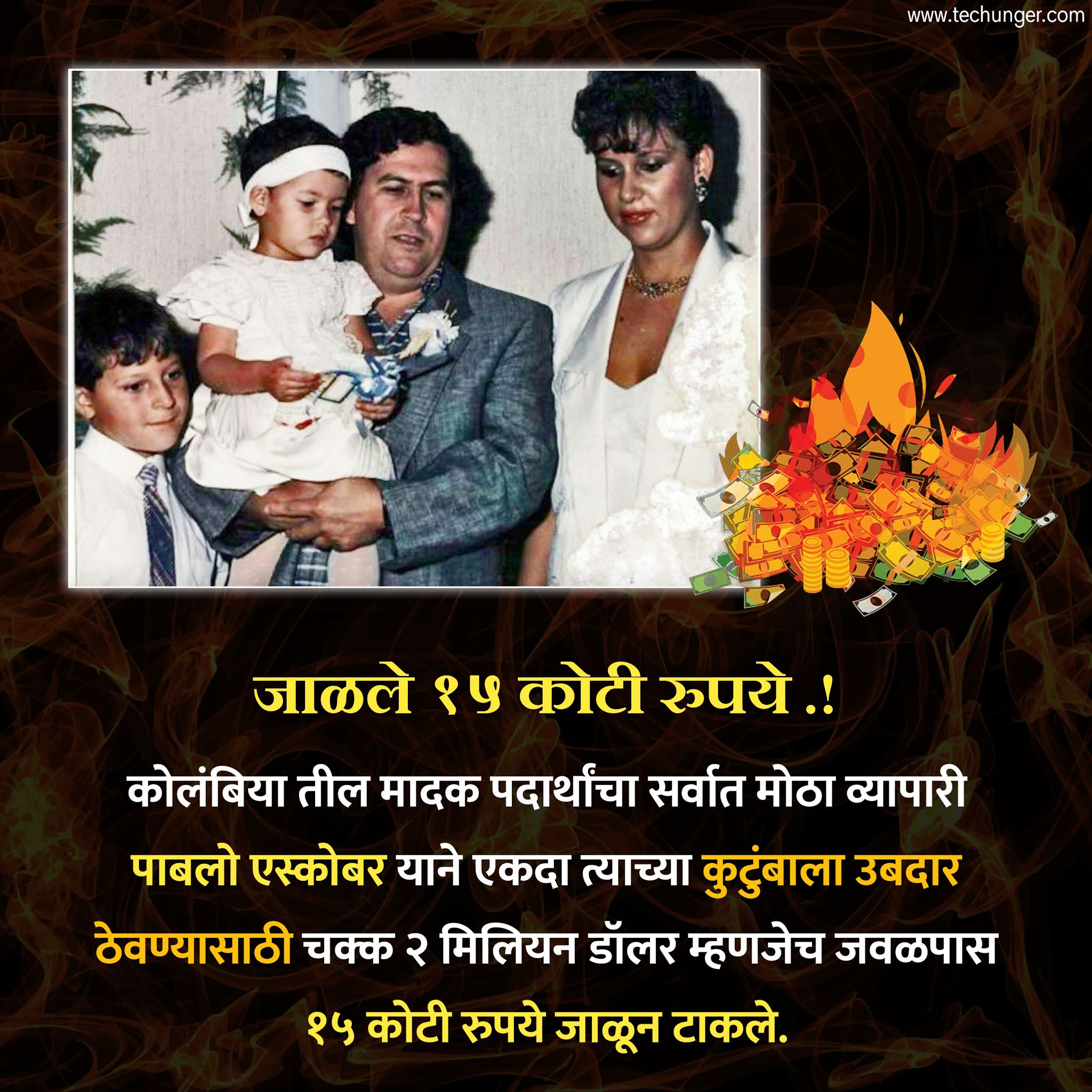 Pabalo Escobar तुम्हाला माहीत आहे का ? , Did you know, मराठी