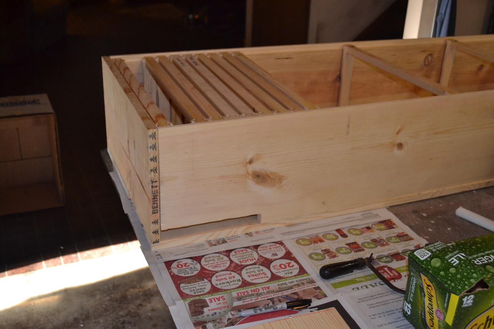 Our Bee Blog HYBRID TOP BAR HIVE / HORIZONTAL LANGSTROTH HIVE by