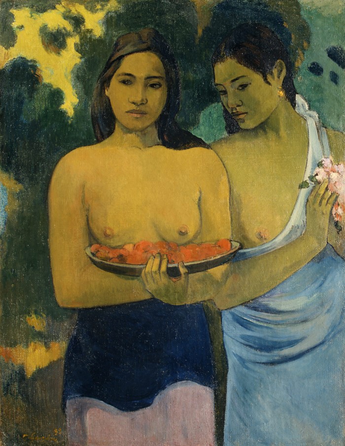 Две Таитянки. Paul Gauguin