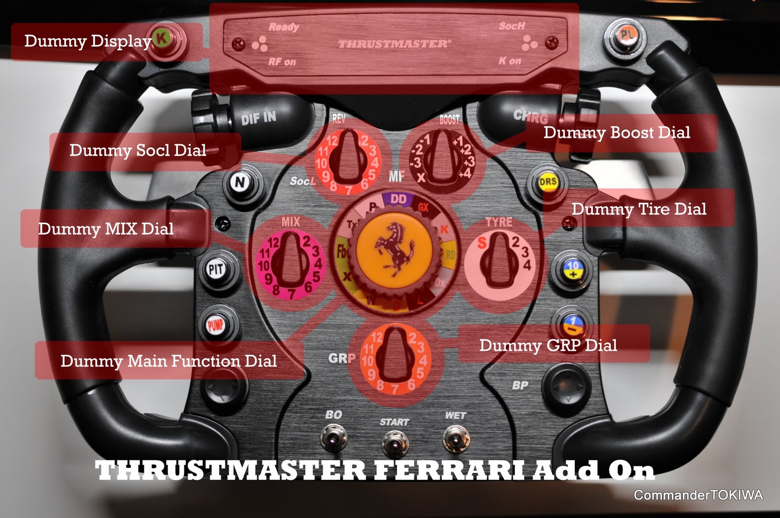 Thrustmaster Ferrari F1 Wheel Add On for T500RS