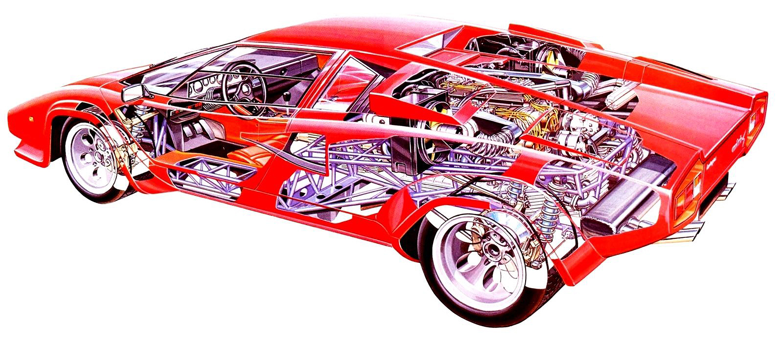 Lamborghini Cutaway