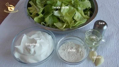 Supa de salata verde etapa 1