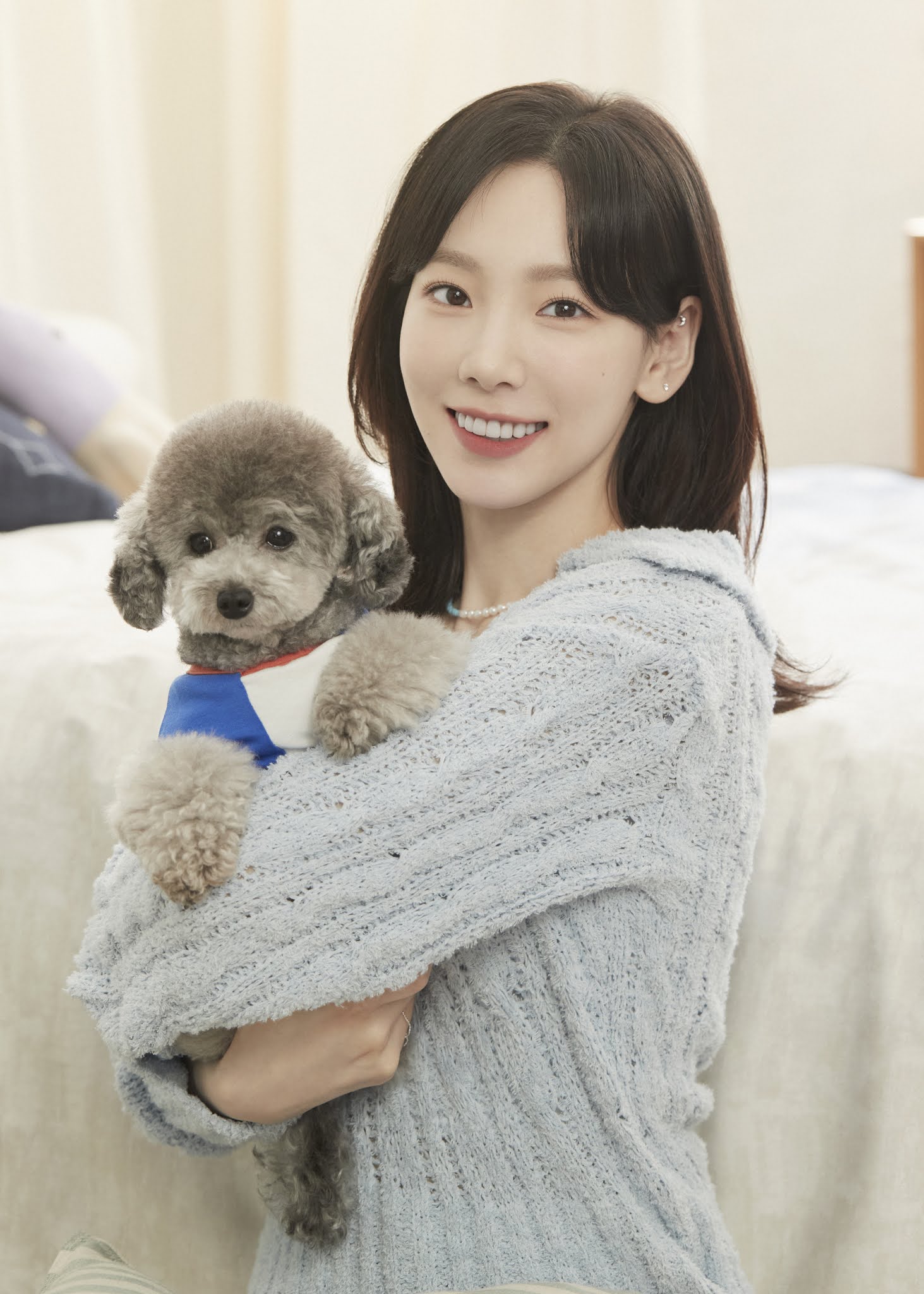 태연과 반려견 제로가 함께한
