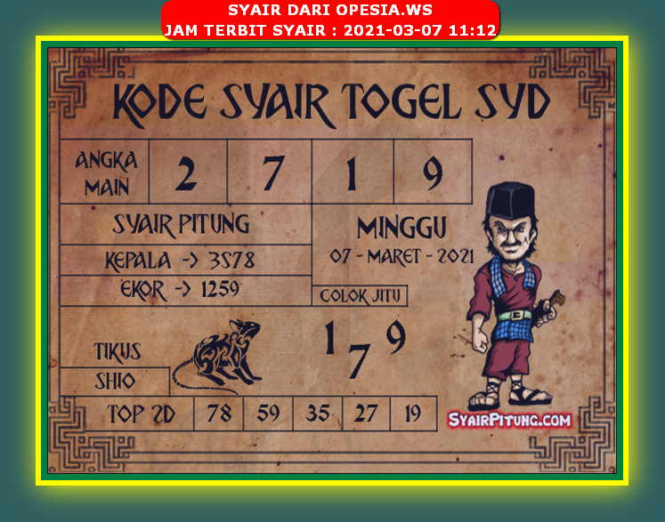 PREDIKSI SIDNEY