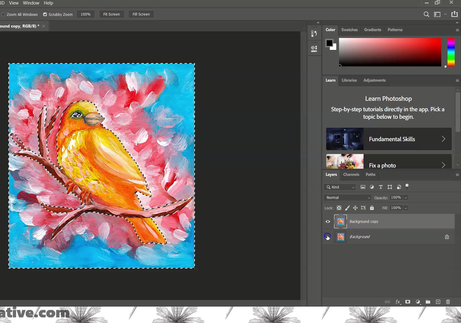 Art:How to get a transparent background using Photo Editor - YPPedia