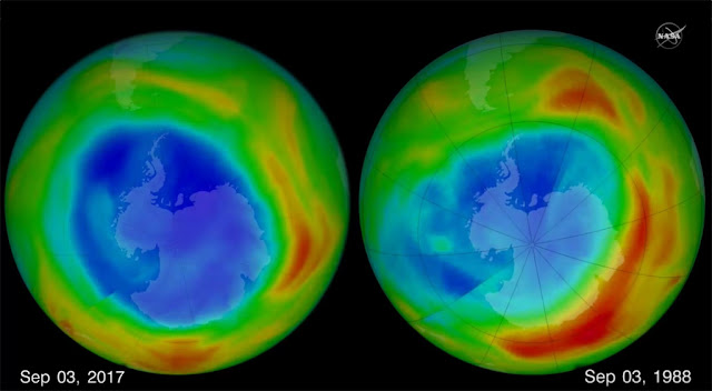 Buraco na camada de ozônio atinge menor tamanho desde 1988