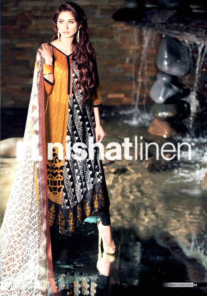 Nishat Linen Spring Collection 2013 Mind Blowing Spring Prints