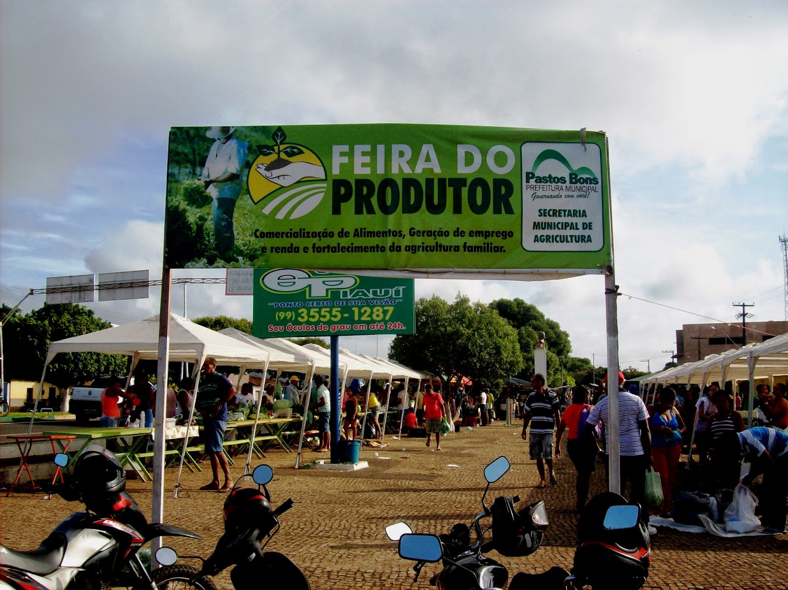 Blog do Varão Gestão Prefeita de Pastos Bons investiu na Feira do Produtor Rural para