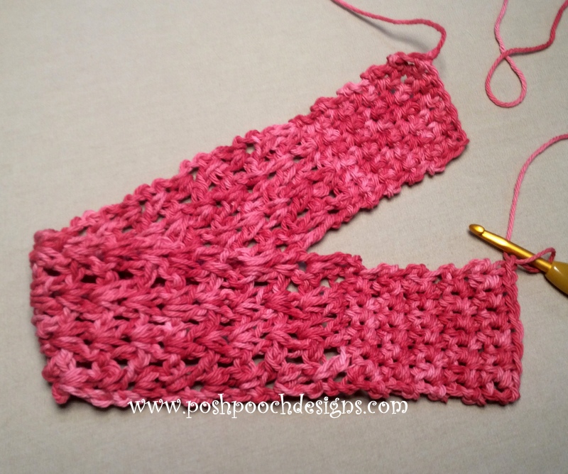 Posh Pooch Designs Sweatband/Headband Crochet pattern