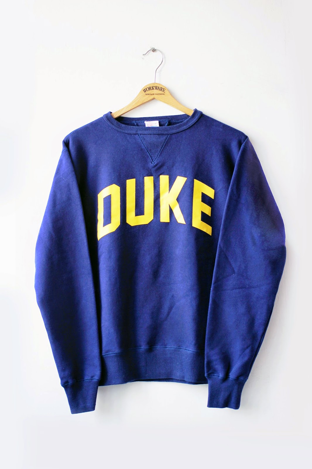 Workware Heritage Clothing FW14SW001003 Duke Sweatshirt Varsity