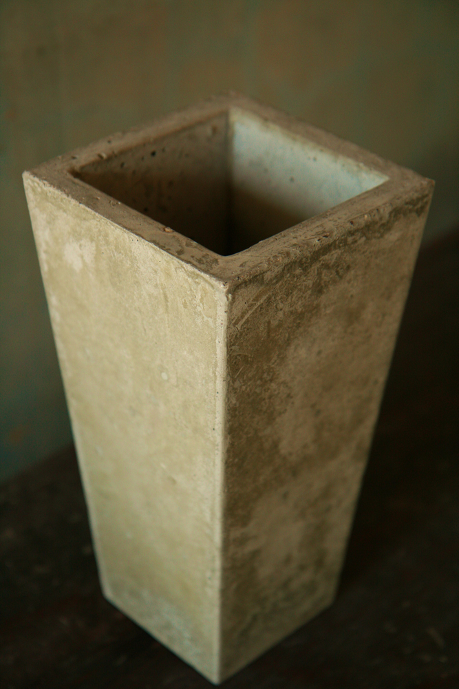 obelisk Concrete Vase.