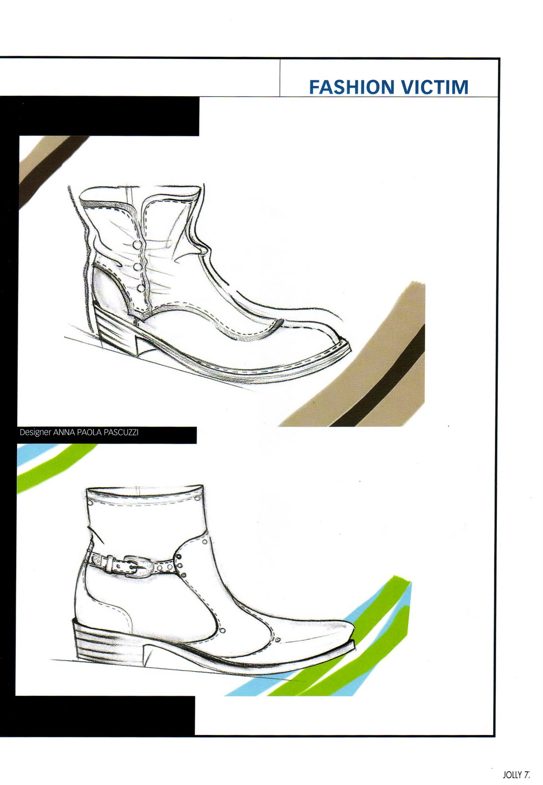 Italian Shoe Design Services Published Men shoes illustrations