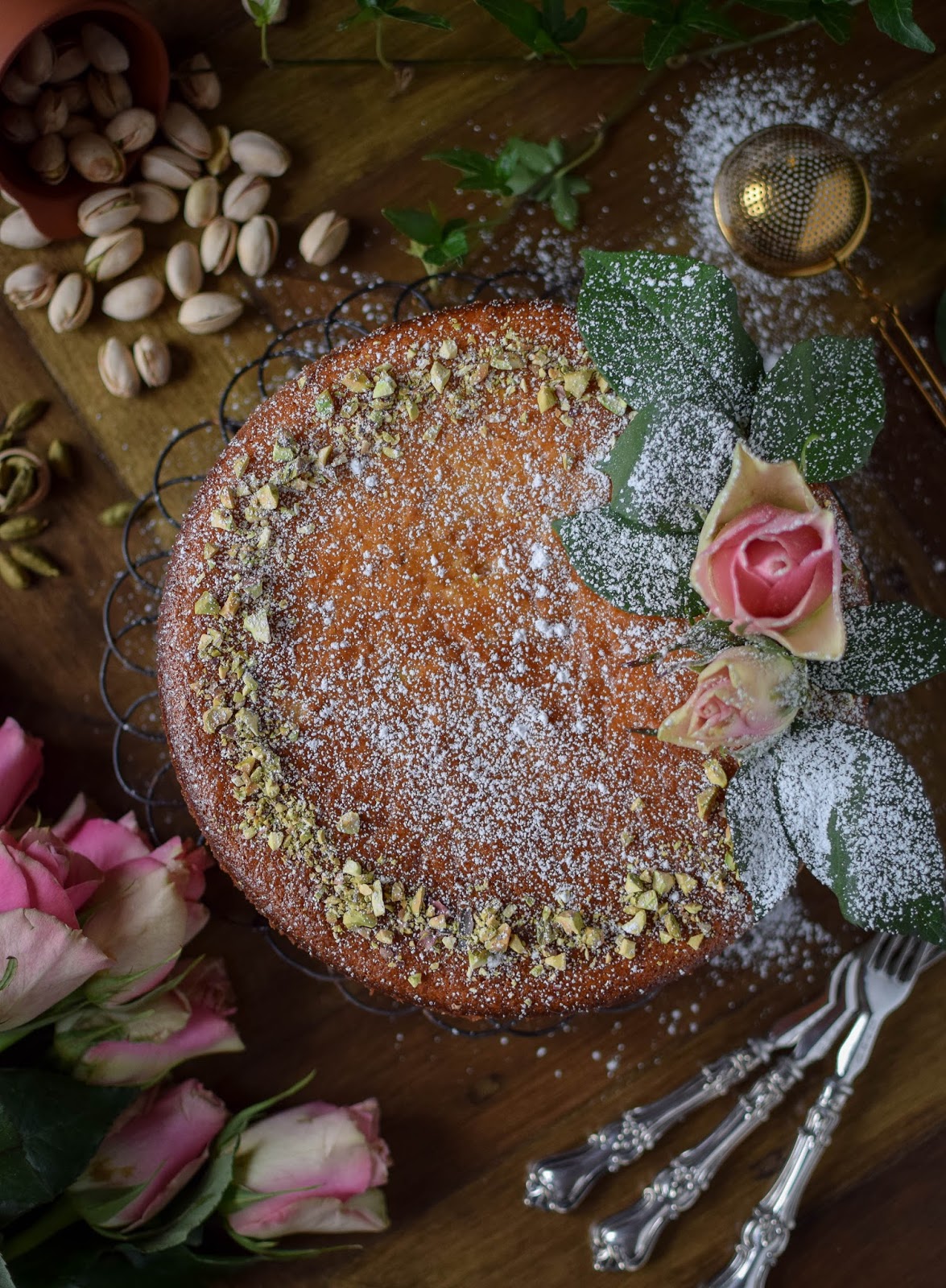 This Persian Love Cake is filled with exotic the flavours of cardamon, saffron and rose water, it truly is a slice of luxury.