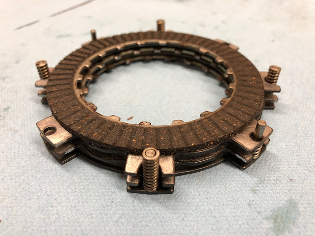 Honda CT90 clutch pack build up