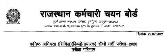 Rsmssb Je Cut Off Marks 2021 | Rsmssb Je Civil Diploma Result Declared Rajasthan Je Rsmssb Je Cut Off Marks 2021 | Rsmssb Je Civil Diploma Result Declared Rajasthan Je