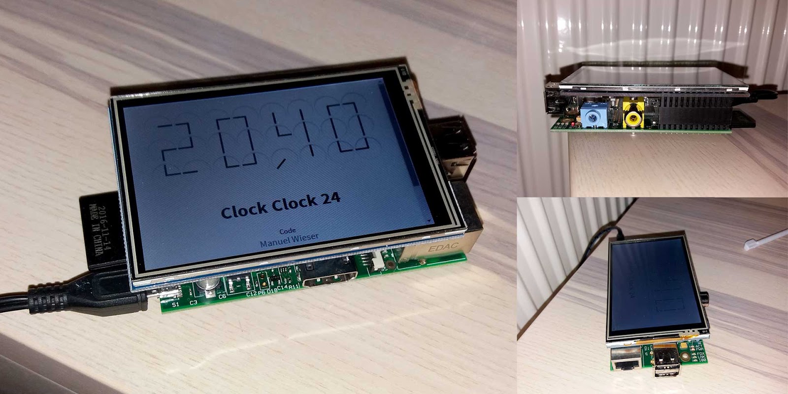 Creating ClockClock24 using opencv