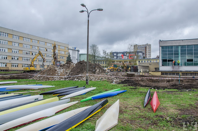 Rozbiórka Astorii w Bydgoszczy przy ulicy Królowej Jadwigi