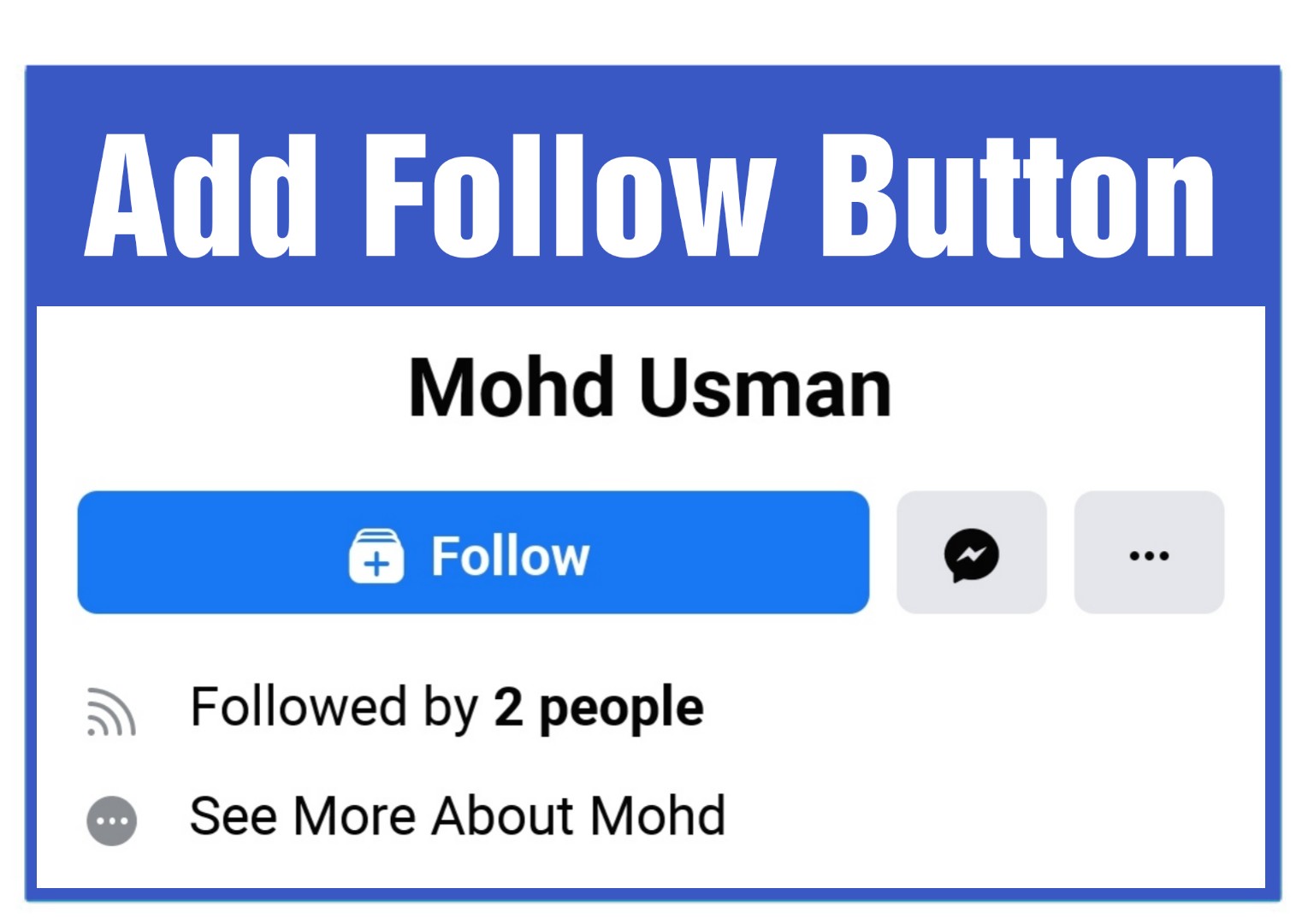 Follow buttons
