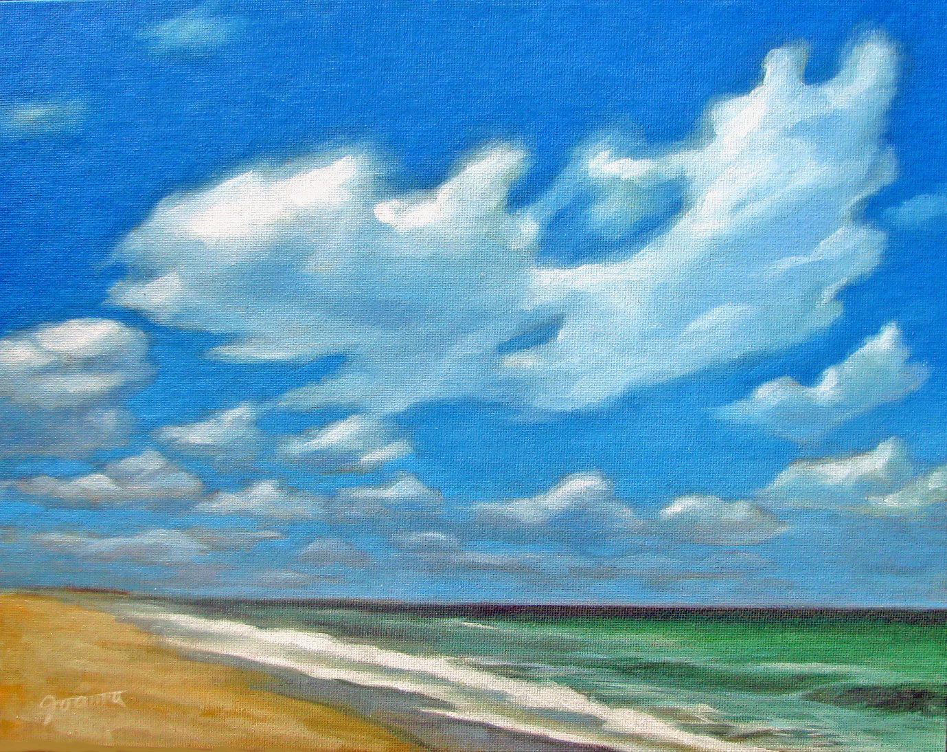 A Painting, A Moment "Dramatic Clouds"