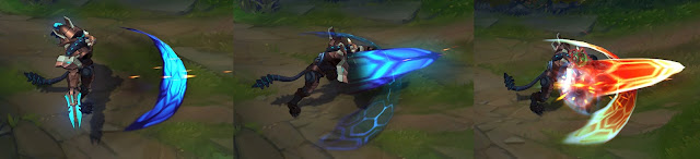 Cận cảnh vẻ đẹp nghẹt thở của 3 trang phục mới được Riot ra mắt: Lancer Rogue, Paragon Blitzcrank và Rengar Máy Móc