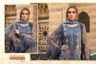 Shree Fab Mariya B Lawn Spring Summer 20 Vol 1 Collection