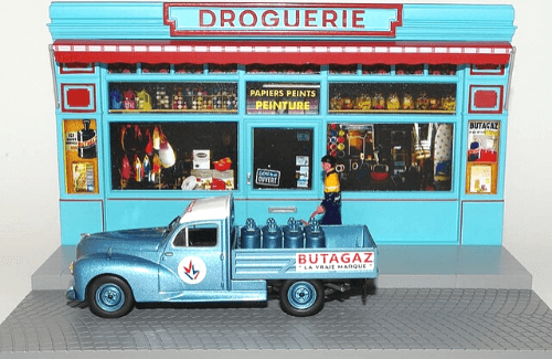 les plus beaux véhicules utilitaires, peugeot 203 pick-up 1:43 butagaz bouteilles de gaz