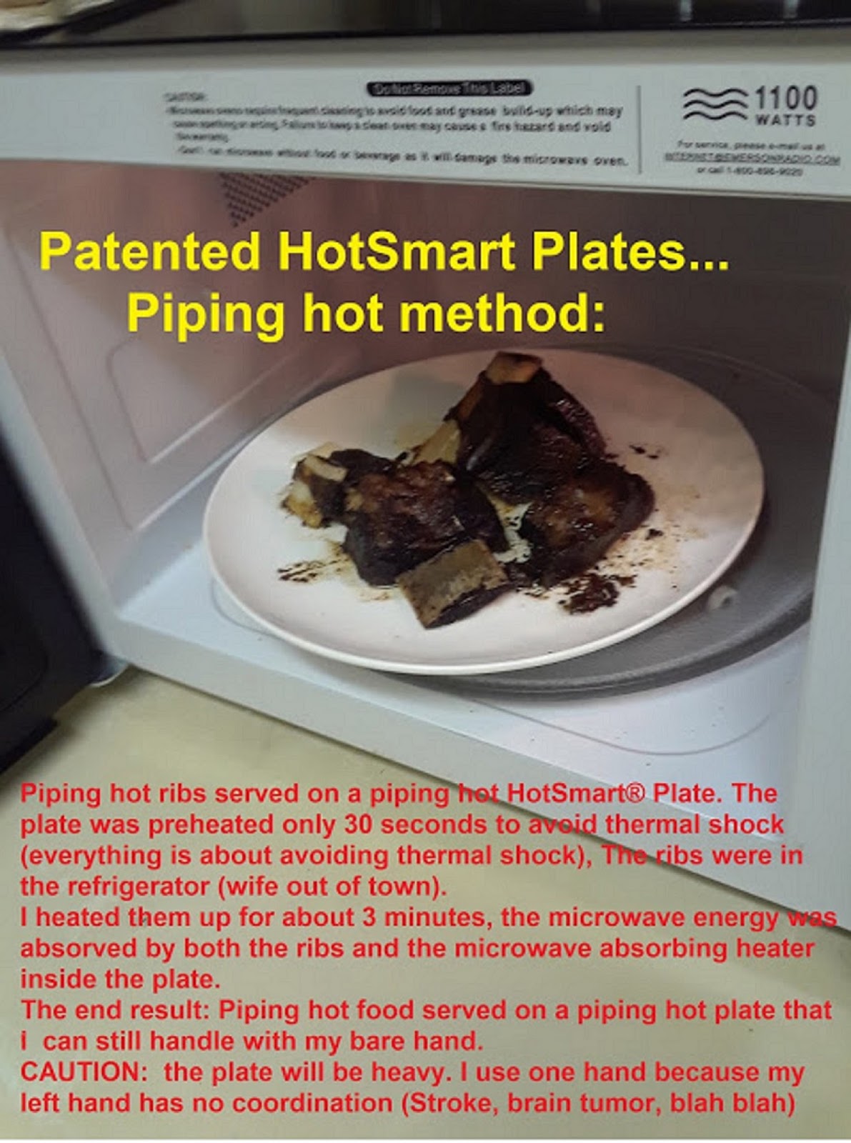 HotSmart How to keep food "piping hot" on your plate