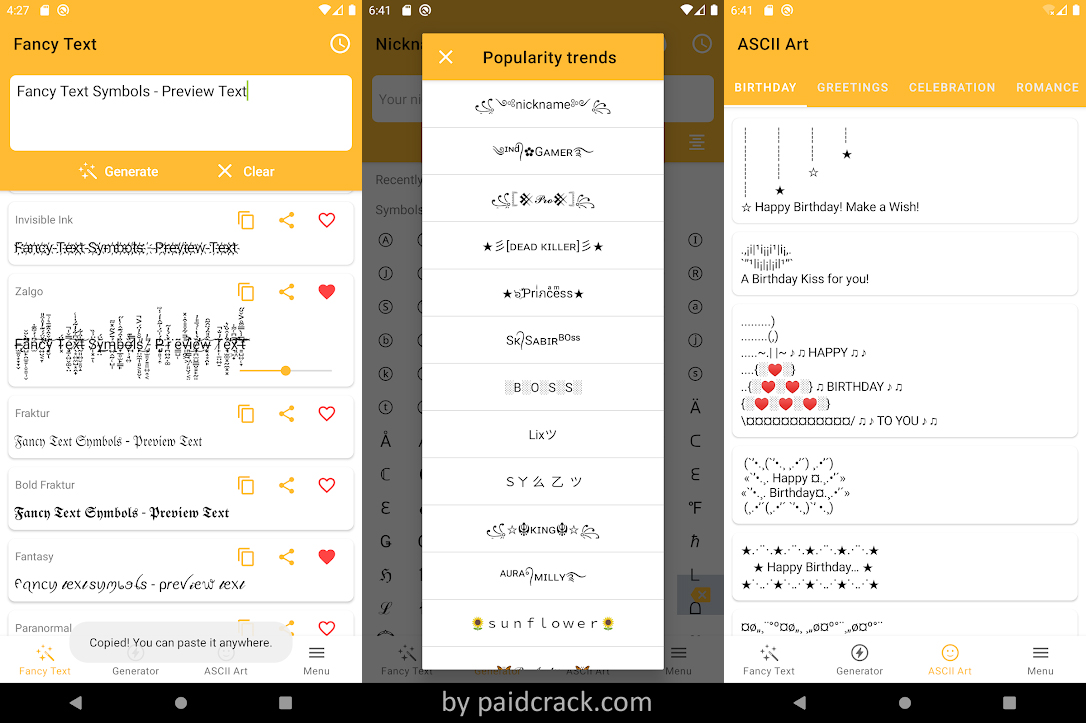 Fancy Text Symbols Mod Apk Fancy Text Symbols Mod Apk