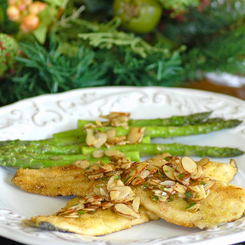 Savoring Time in the Kitchen Rainbow Trout Amandine with LemonButter