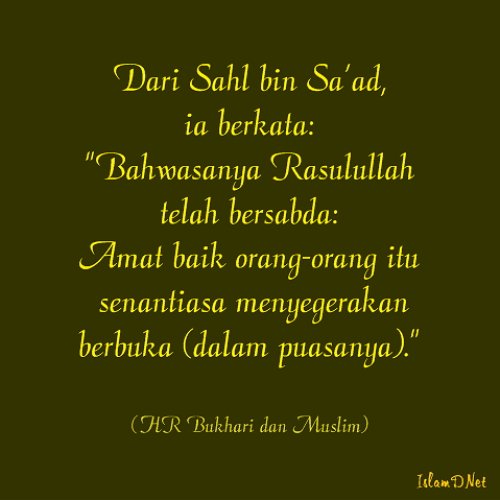 Puasa Sunnah Sebelum Ramadhan Rasmi X