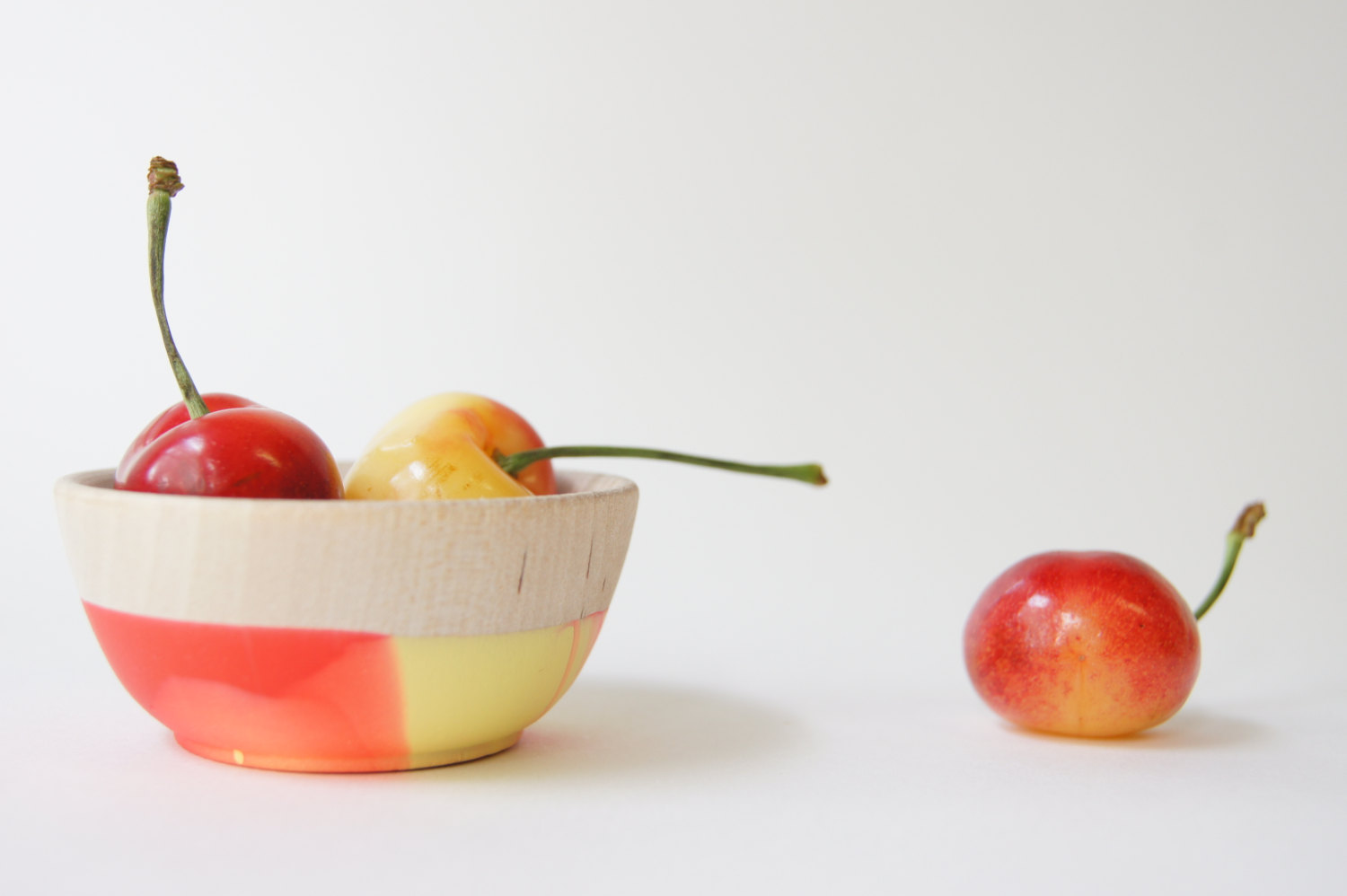 dipped wooden bowls