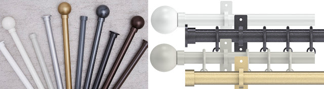 Arc 25mm Metal Curtain Poles by Hallis Hudson. Made in England using the finest materials, skilled craftsmen breathe life into the Arc Collection, high grade, mild steel metalwork is transformed into exquisitely finished pieces, with an inner strength thanks to its heavy gauge for unrivalled quality