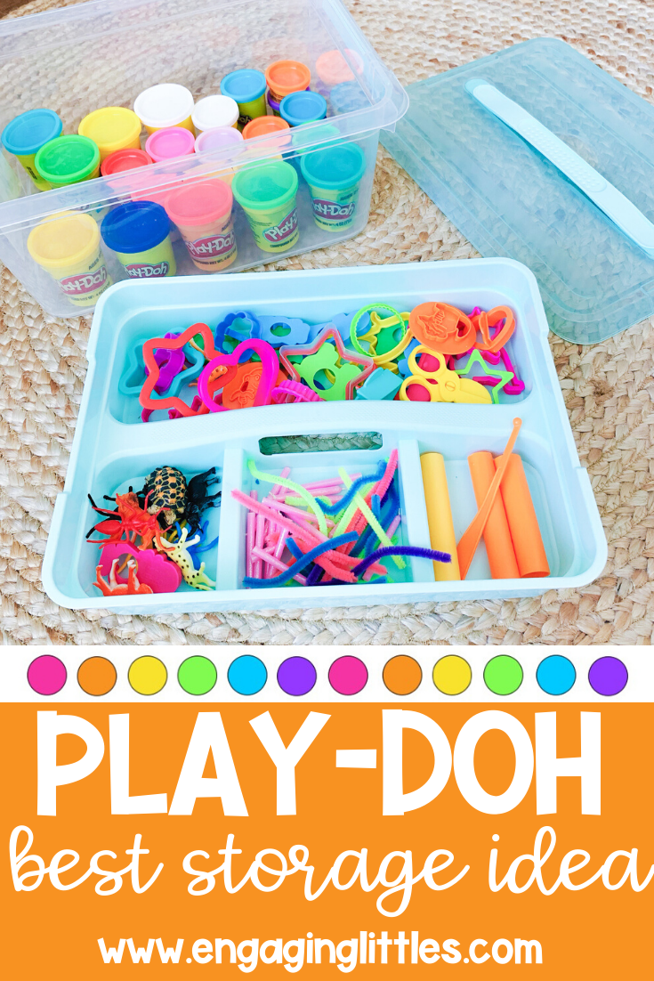 Must Have PlayDoh Storage Container Engaging Littles