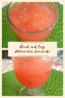 Perfect for the 4th of July or any summer day, this watermelon lemonade will keep you cool on even the hottest of summer days. - Slice of Southern
