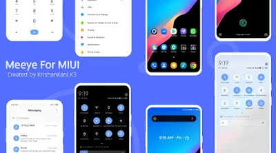 Meeye simple and clean Theme for MIUI 11