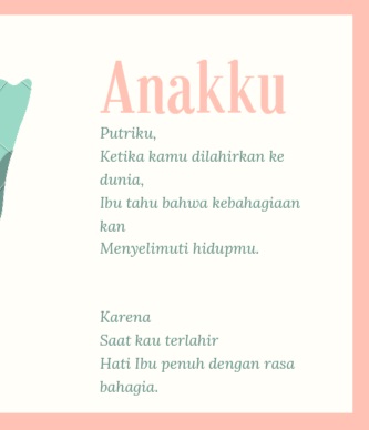 Puisi Ibu Buat Anak Tercinta