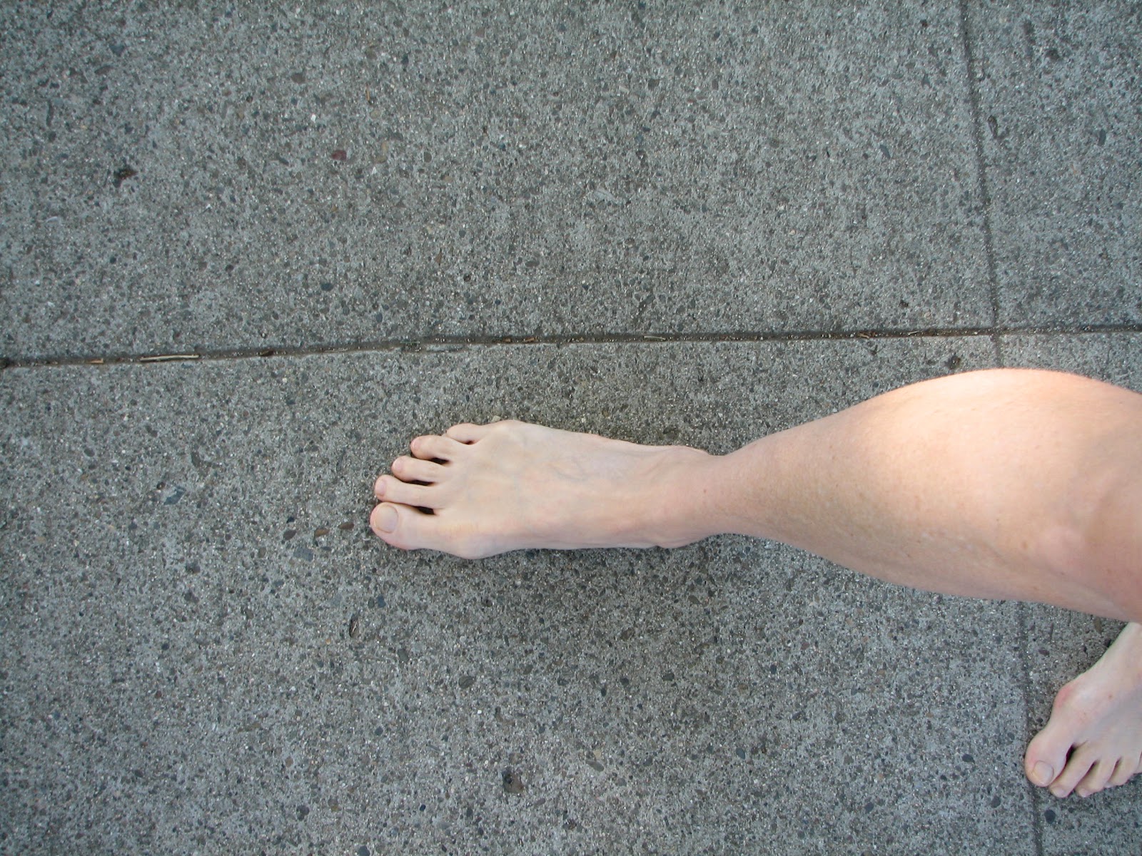 She Keeps Walking A Real Barefoot Walk