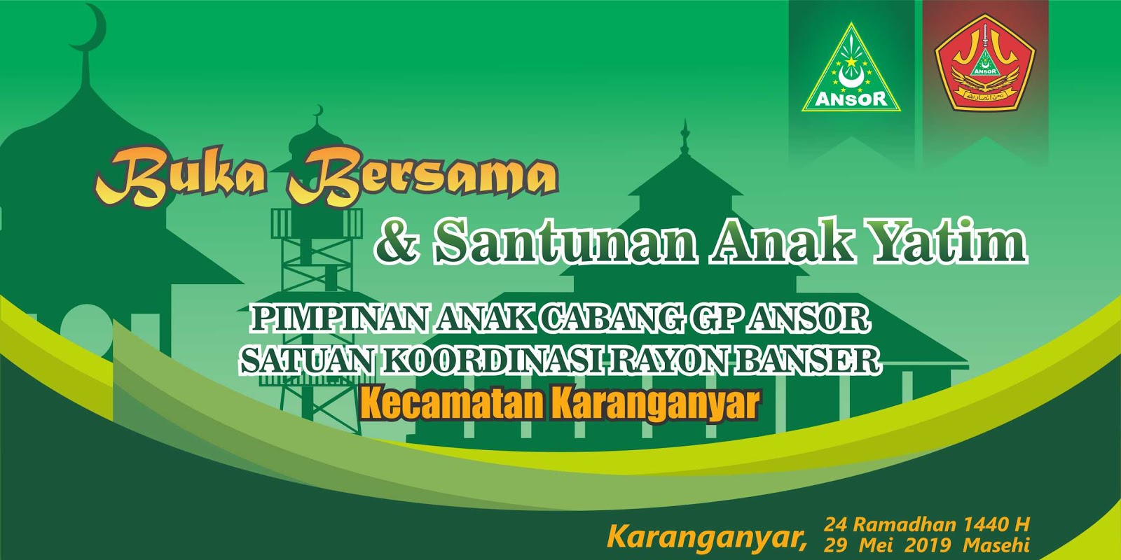 Agenda Buka Bersama dan Santunan Anak Yatim