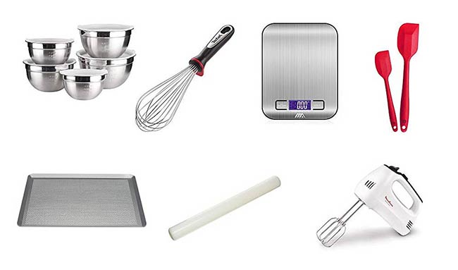 Set de matériel de cuisine pour petit pâtissier - Ustensile de cuisine  enfant